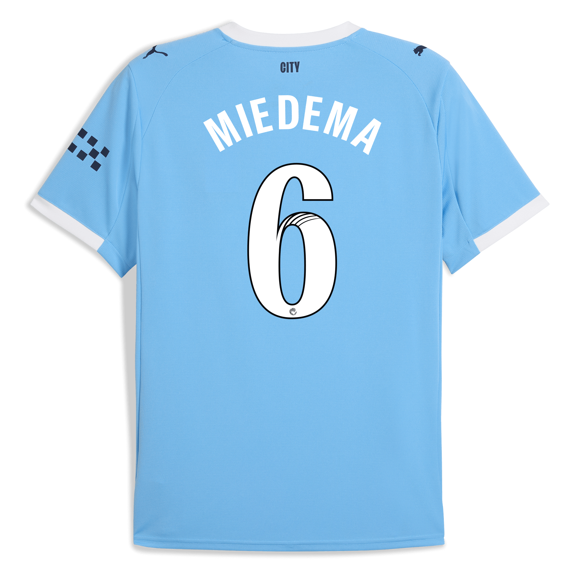 Manchester City manchester city home jersey 202526 with miedema 6 printing Collection - Shop Now